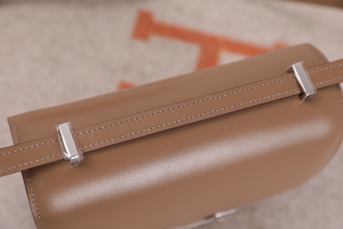 에르메스 콘스탄스18 바이컬러 브라운 은장